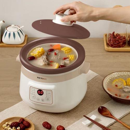 天际电炖锅家用全自动紫砂陶瓷煲汤锅炖汤砂锅炖盅插电煮粥神器