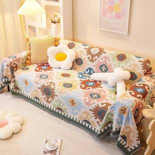 通用防滑盖巾简约整张沙发巾全盖套罩盖毯盖布沙发套子 沙发垫四季