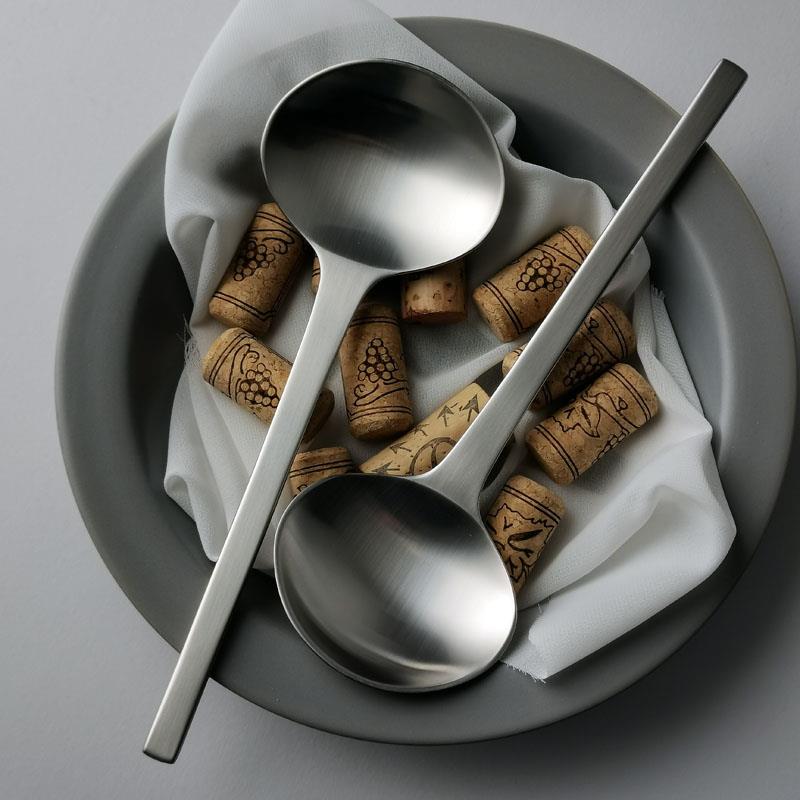 PURFI PERLI 斯堪的纳维亚系列 18-10不锈钢 分餐勺沙拉勺公用勺