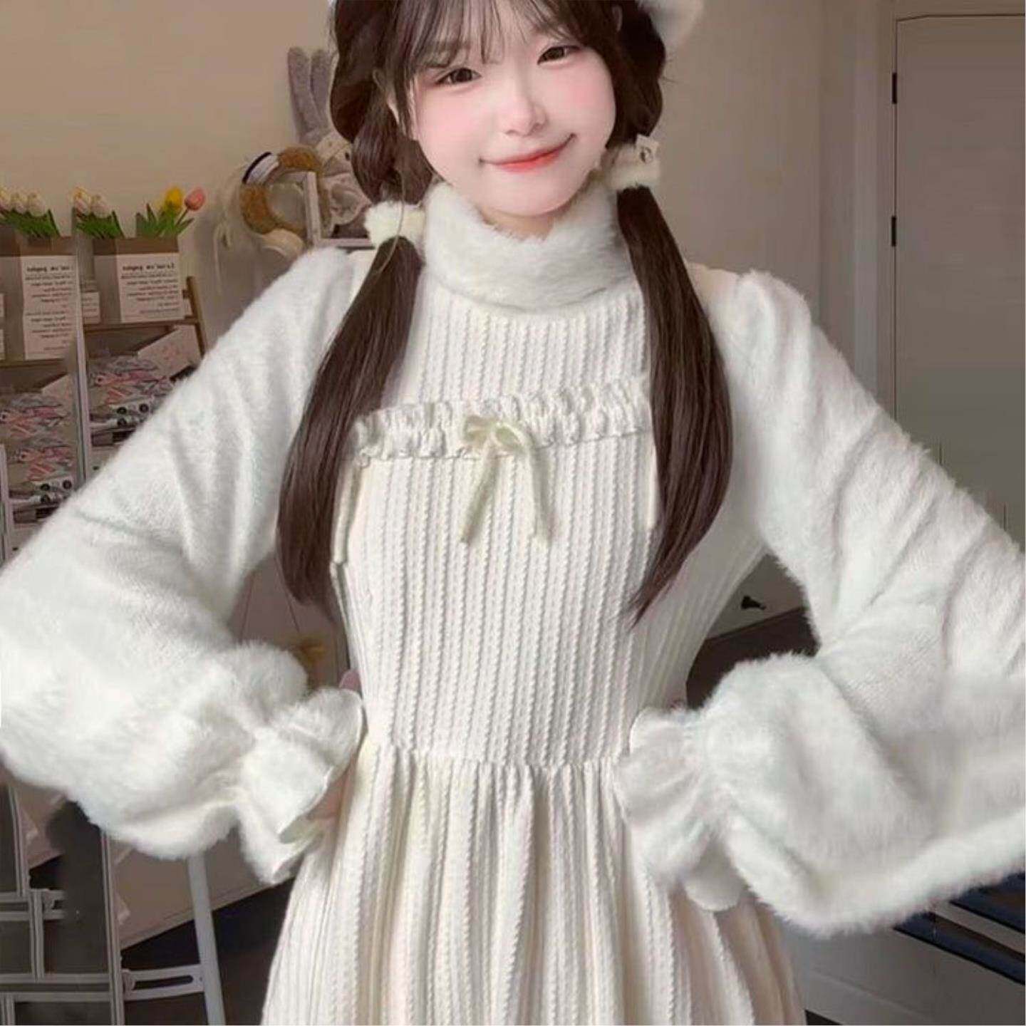2026年春夏新款氛围感初恋甜美拼接百搭显瘦连衣裙女
