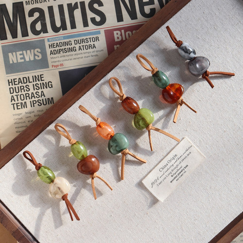 秋冬MIU系美拉德串珠鞋带扣