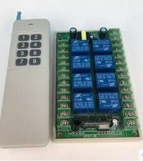 收流 接 vV控制器无线遥控开关多功能交新款8路220220 8路