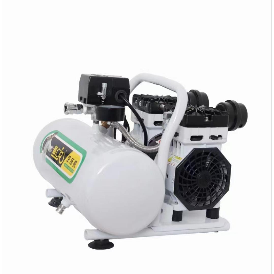 静音无油空压机小型便携式气泵车载胎压充气泵家用清洁吹尘机