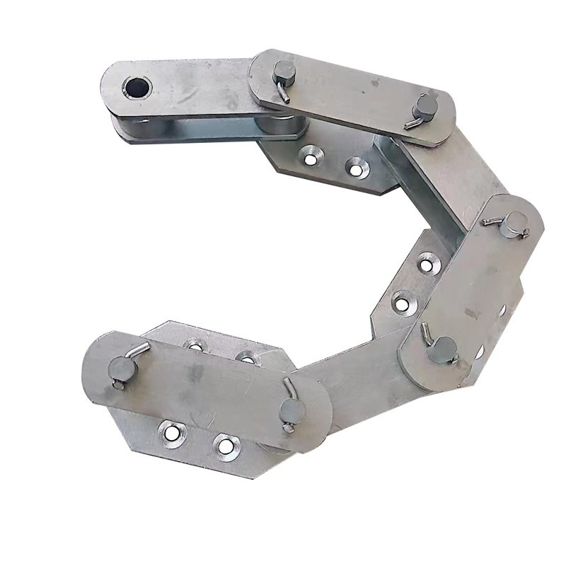 碳钢工业链条 定制大节距滚子链单双孔弯板传动链异形滚珠链