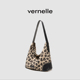 vernelle维奈原创小鹿包大容量托特包通勤单肩女包百搭hobo真皮包