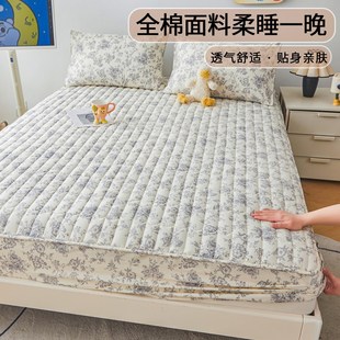床笠罩公主风床套婴儿a类母婴高档轻奢四季 新款 通用床垫保护套罩