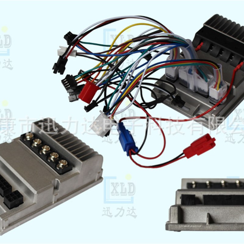 电动车配件三模正弦波铸铝壳无刷控制器仪表LCD套件500W-600W竖屏