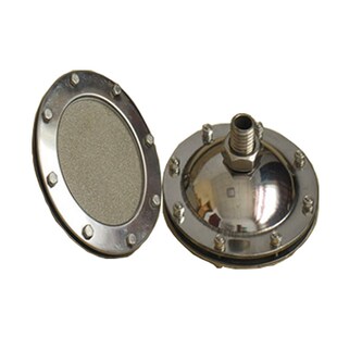 盈高金属 金属烧结板式钛曝气头金属钛曝气头曝气头现货