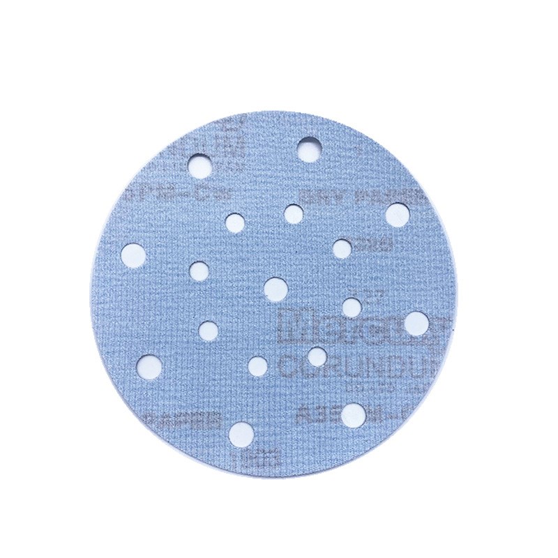 费斯托打磨机适用6寸17孔15孔干磨砂纸植绒砂纸片150MM吸尘防堵