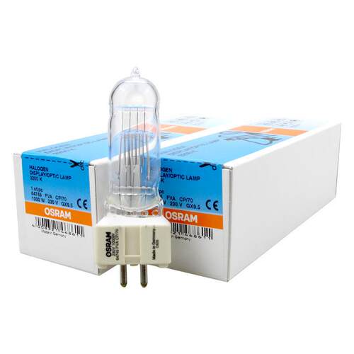 OSRAM 欧司朗 64745 FVA CP/70 1000W 230V GX9.5 3200K船舶灯泡