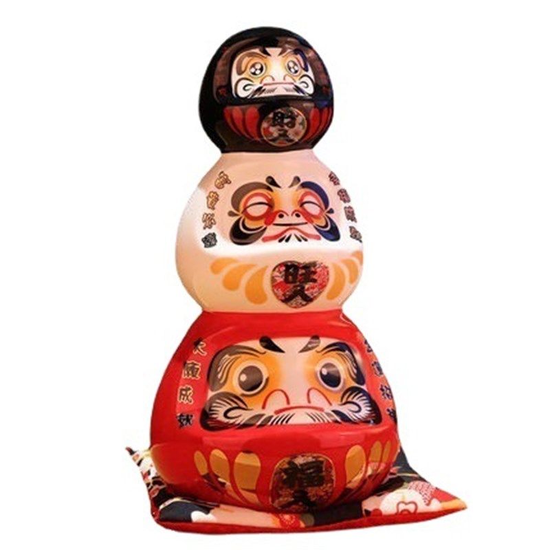 乐喵福运达摩摆件日式寿司料理店铺开业礼品创意家居玄关装饰,家居饰品,招财猫,淘宝优惠券,粉丝福利购,淘宝优惠卷