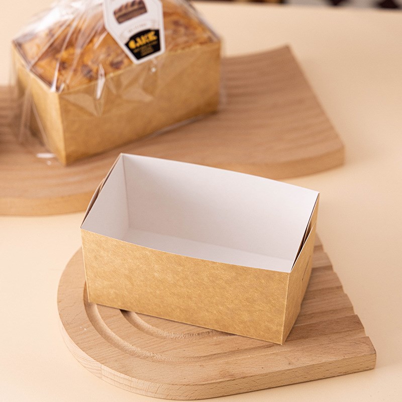 金枕蛋糕纸托香枕吐司可烤包装面包托一次性纸盒子烘焙耐高温模具