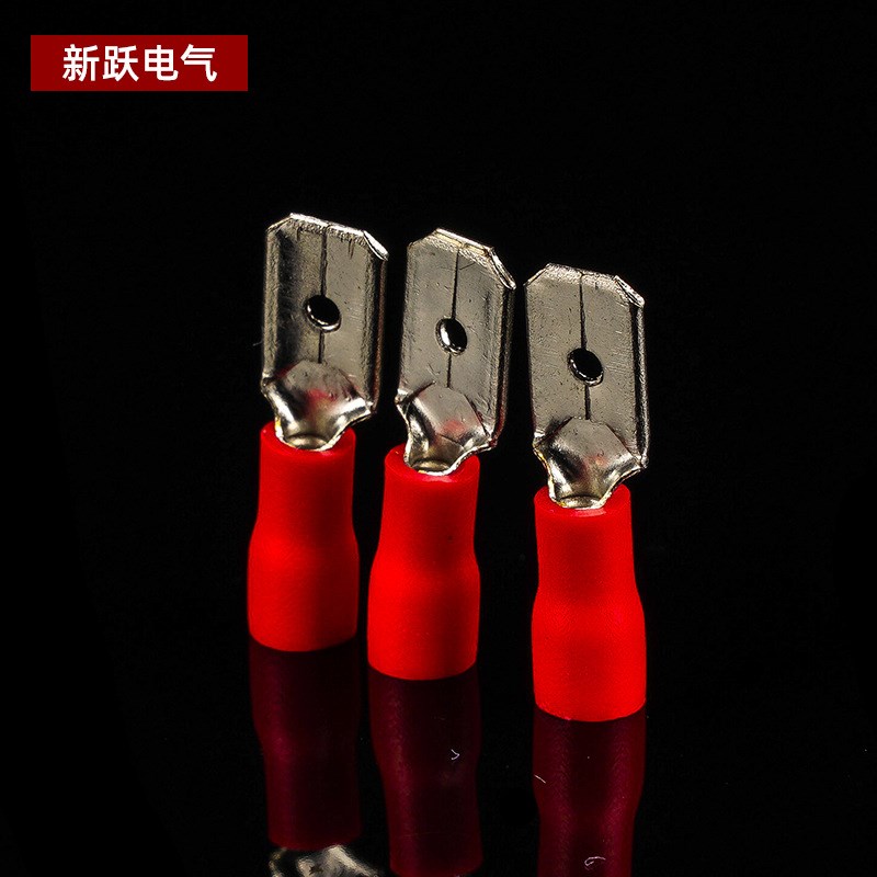 FDD/MDD1.25-250插簧插片公母对接绝缘接线端子冷压连接端头