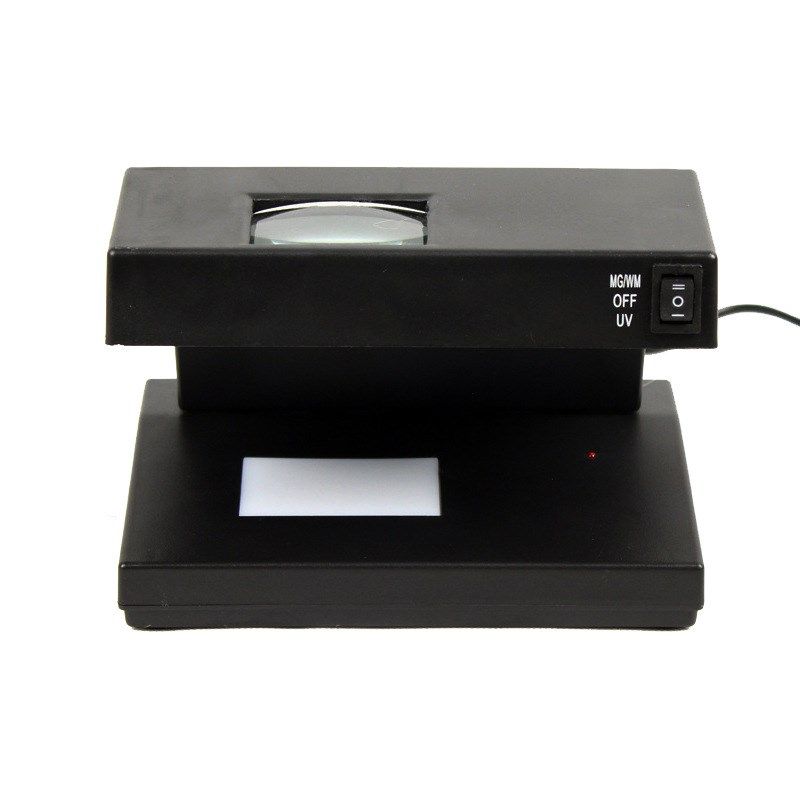 热卖厂价AD2138 带刻度小型便携式紫光线 多功能多国币水印验钞机
