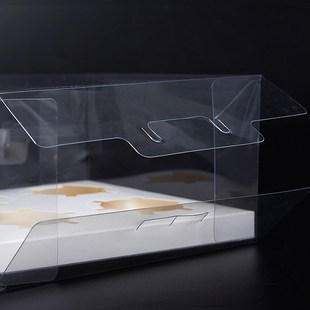 雪媚娘杯子蛋挞小纸杯一次性透明蛋糕包装盒子马芬2/4/6粒装