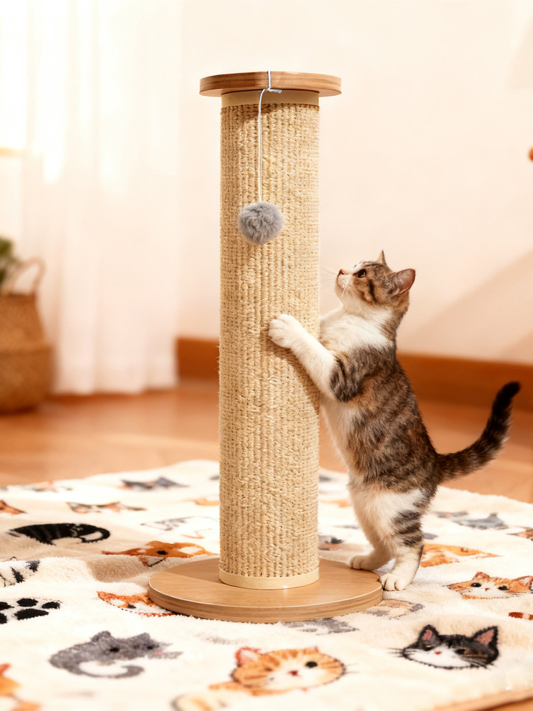 猫爬架猫窝一体立式猫抓板猫抓柱实木天然环保剑麻耐抓磨爪不掉屑