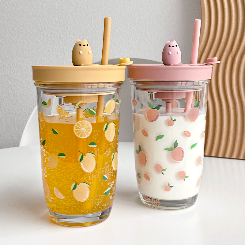 电动搅拌杯玻璃杯自n动冲奶粉杯智能显温儿童搅奶粉杯豆浆早餐杯