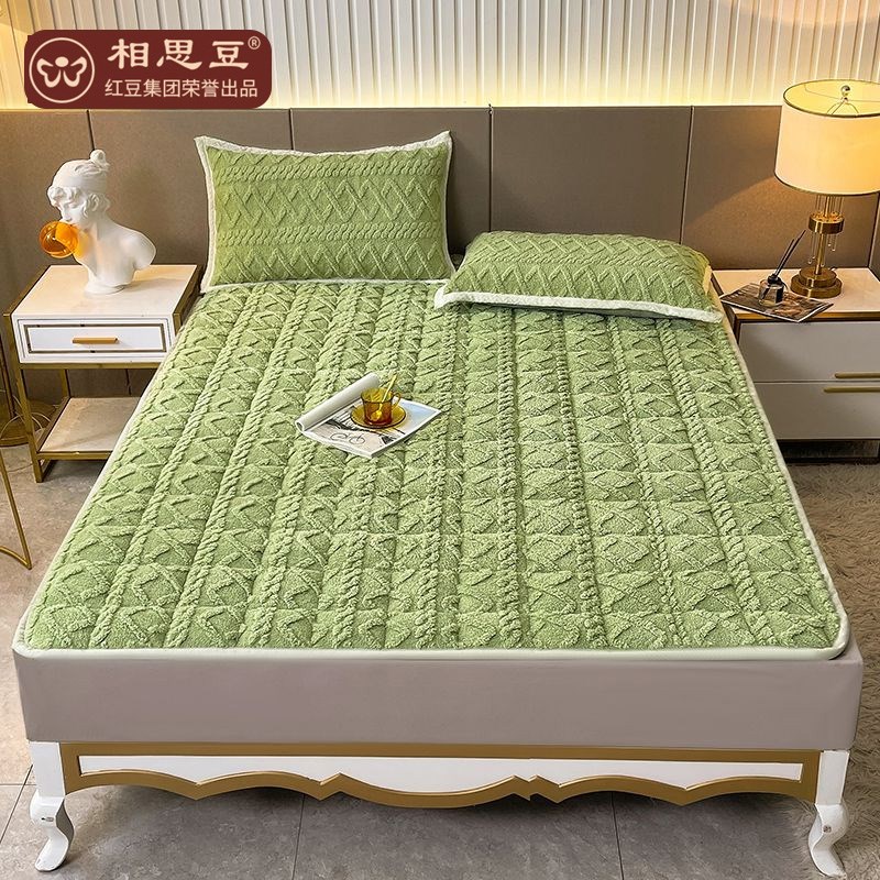 1家用塔芙绒床垫子保暖卧室x防滑床褥软垫被宿舍学生单人可折叠
