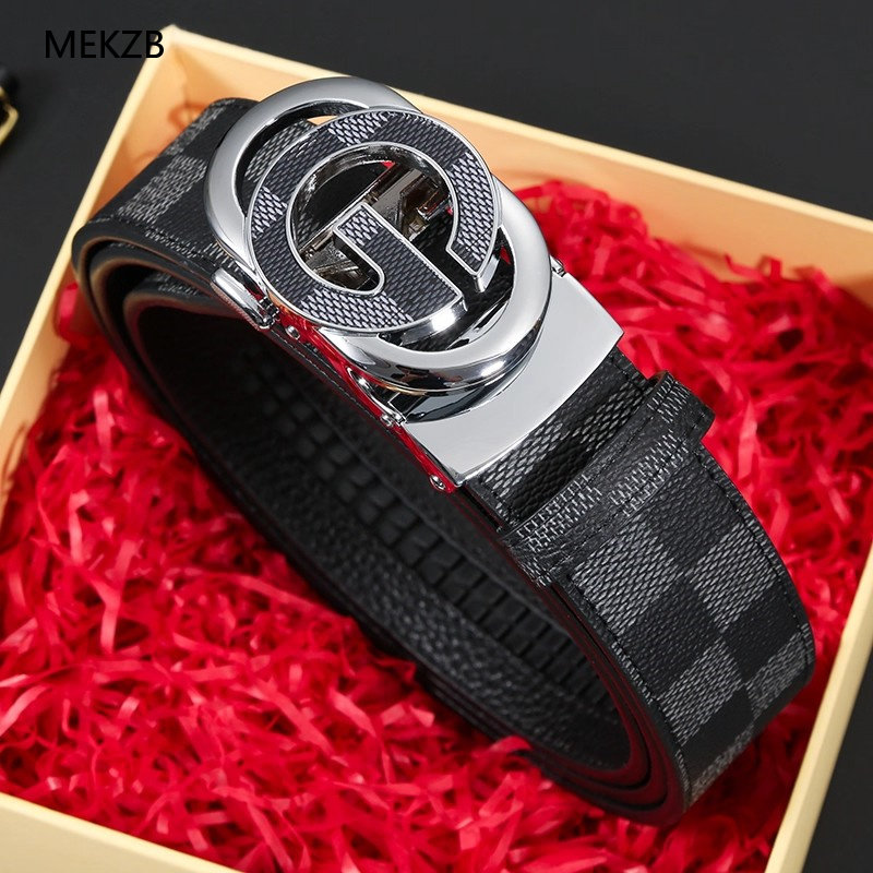 皮带2025新款自动扣头层纯牛皮男士商务休闲真皮牛仔腰带西装裤带