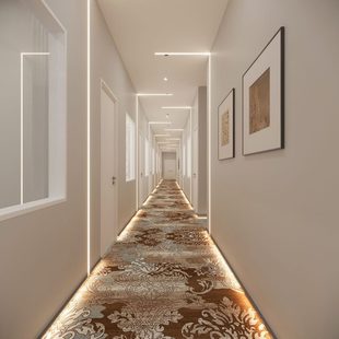 高端商用酒店走廊地毯客厅长条防滑家用阳台过道地垫定制入户门垫