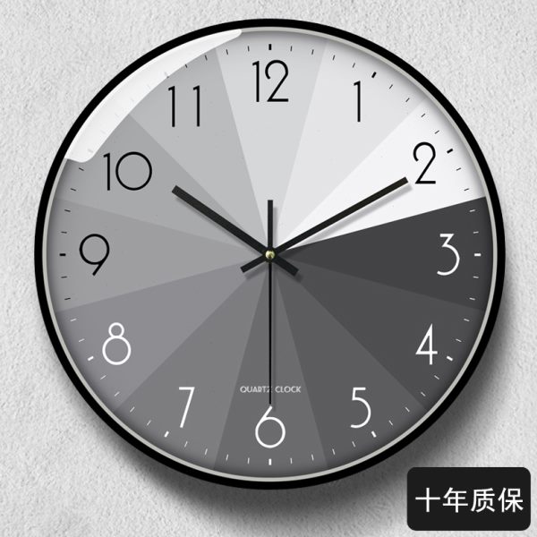 钟表挂钟客厅 家用时尚北欧创意简约石英钟挂表轻奢卧室静音时钟