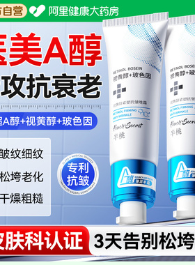a醇晚霜紧致抗皱抗衰老面霜提拉紧致补水保湿玻色因视黄醇早c晚a