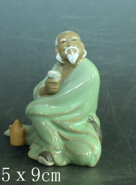 玄关人物陶瓷电视柜茶几摆件酒店摆设酒柜假山饮前台酒配饰饰品