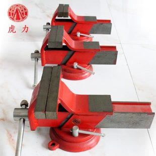 H型全钢活动带砧75M100MM125MM150MM台钳3寸4寸5寸6寸全钢台虎钳
