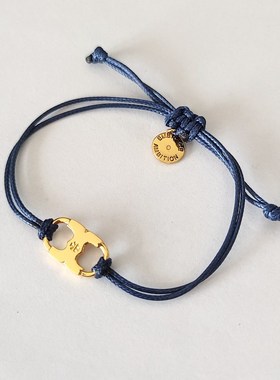 时尚工作服夜梦趣t梦手链梦慈善红绳情侣手链同款男女