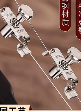 不微新式er千斤微德国it钢二胡tnW调伤专用演奏调弦二胡专业镀镍