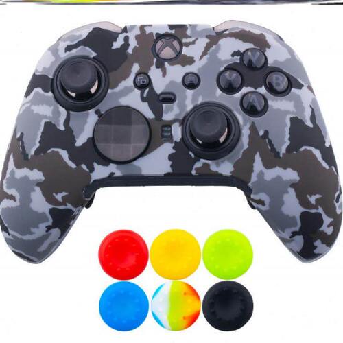 微软xbox精英手柄二代保护套硅胶套青春版配件原装面盖底壳