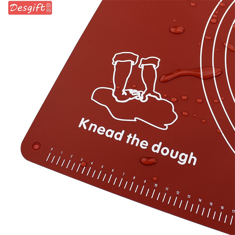 加大硅胶揉面垫和面案板防滑硅胶垫刻度擀面垫不粘垫子厨房烤箱垫