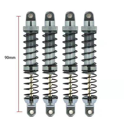油压减震器SCX101/10 RC遥控攀爬车90-110MM双段金属避震器双弹簧