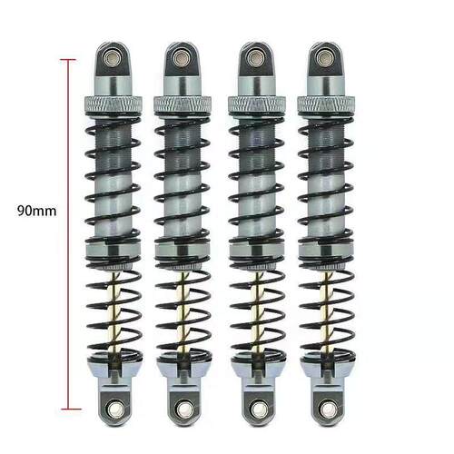 油压减震器SCX101/10 RC遥控攀爬车90-110MM双段金属避震器双弹簧