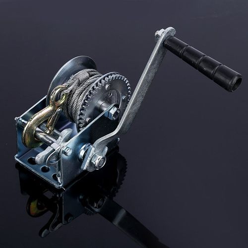 煜达索具提升牵引机 自锁手动绞盘自锁多规格手摇绞盘厂家