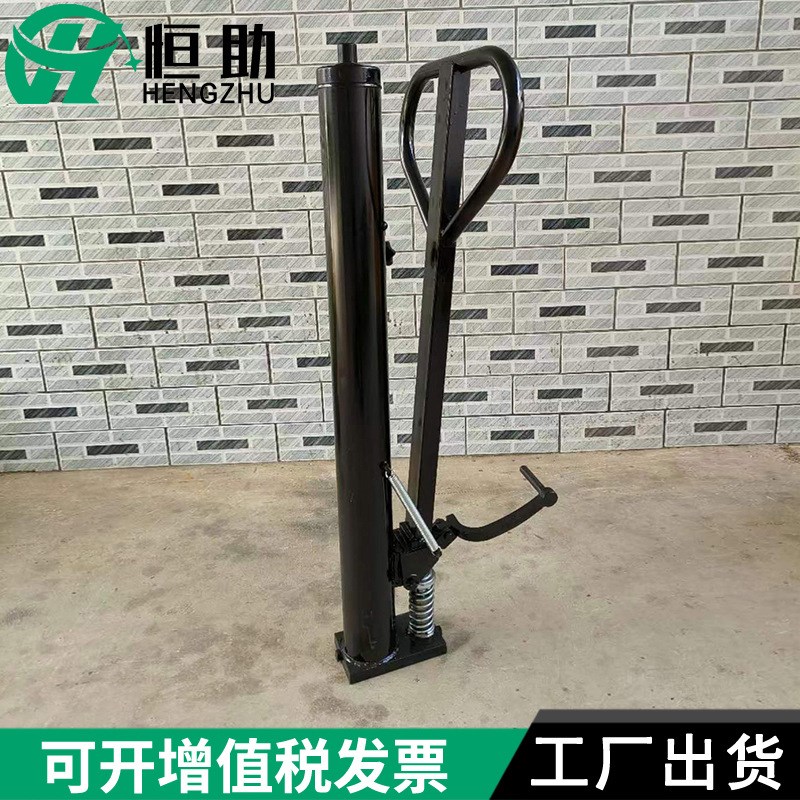 手动液压油缸电动泵站油管搬运车叉车用小型手动液压油缸配件厂家