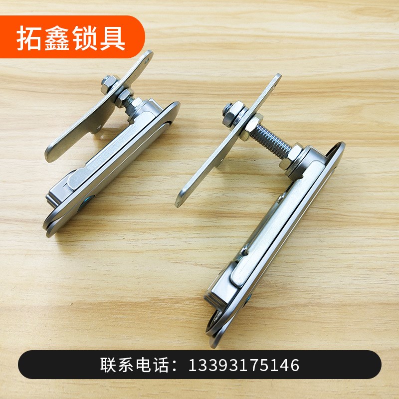 AB401平面锁加长款 配电箱防雨把手开关柜门加长螺杆式柜锁AB402