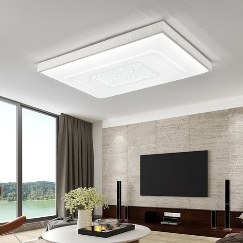 2025新款长方形客厅吸顶灯 正方形卧室灯 智能无极调光调色灯具