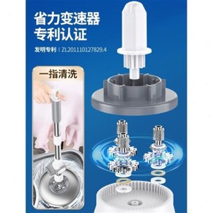 202other新3款 驱旋转双拖把家用甩干地拖自动脱水式 X布桶一拖墩布
