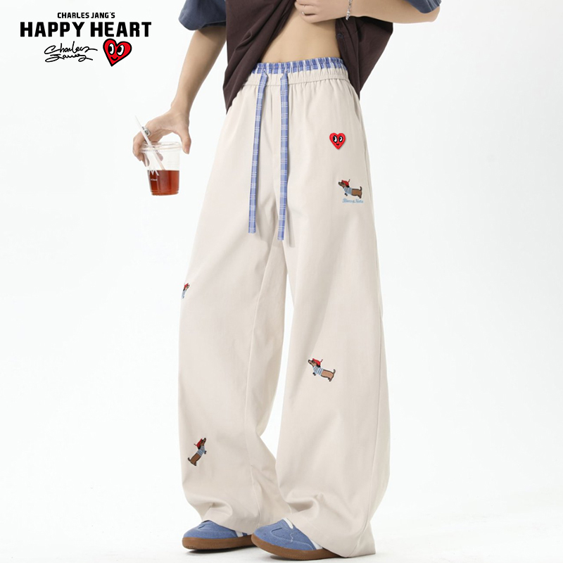 美式腊肠小狗休闲裤子女