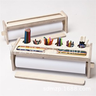 厂家直销木质桌面儿童卷纸画架定 制