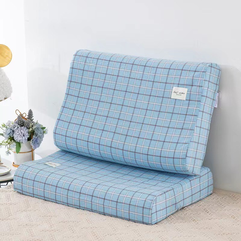 夏季凉感按摩乳胶枕套35x55一对装冰凉30x50冰丝27x44单个60x40cm