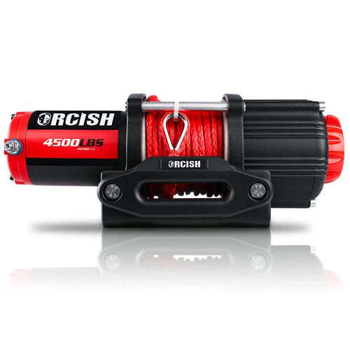 (ORCISH )12V 4500 磅电动绞车 ATV/UTV/电动绞盘