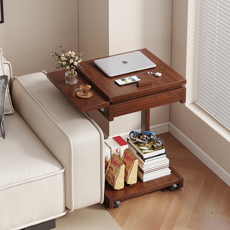 极简小桌子移动茶几m沙发侧边柜卧室床头桌迷你角几阳台创意置物