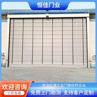 厂家直销工业堆积门PVC快速卷帘门自动感应升降抗风门工厂大门