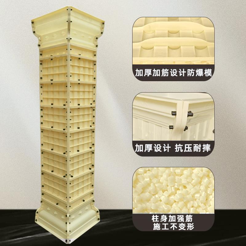 罗马柱模具方柱模型别墅大门水泥四方形柱子装饰造型建筑模板全套