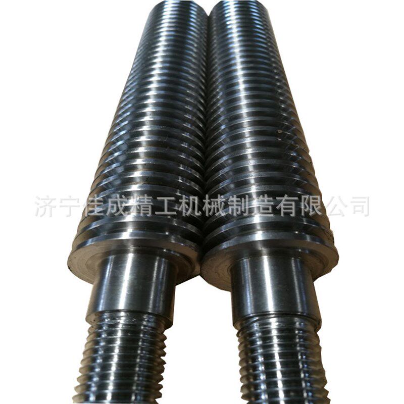供应梯形丝杆t20t30t40梯形丝杆加工碳钢45H梯形牙丝杆厂家直销