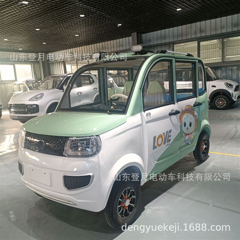 电动汽车油电两用新能源四轮电骄家用四轮电动车代步车老头乐