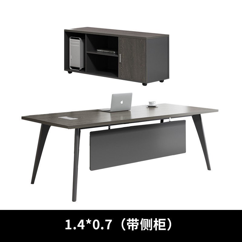 简约现代老板桌椅办公桌子总裁桌办公室办公家具单人主管经理桌