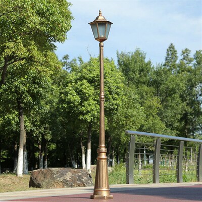 户外灯欧式庭院灯压铸铝花园别墅复古景观路灯Garden StreetLight